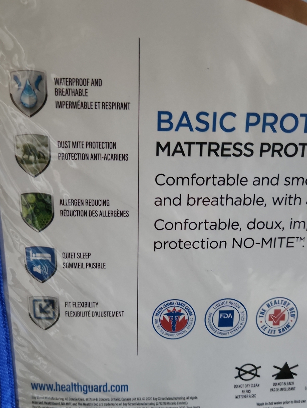Basic Protection King Mattress Protector - Picture 3 of 3